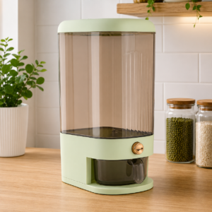 Dispensador Hermético de Arroz y Granos con Vaso Medidor